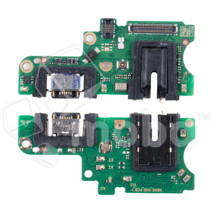 Шлейф для Tecno Camon 30 4G (CL6) плата на системный разъем/разъем гарнитуры/микрофон - Премиум