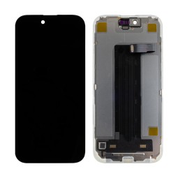 Дисплей для iPhone Air (A3517) в сборе с тачскрином Черный - (Soft OLED, Full HD, 120 Гц) (площадка под IC)