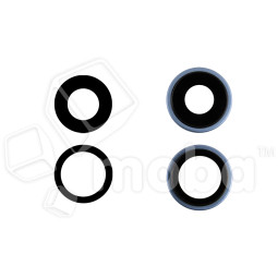 Стекло камеры для iPhone 17 (комплект 2 шт.) Голубой