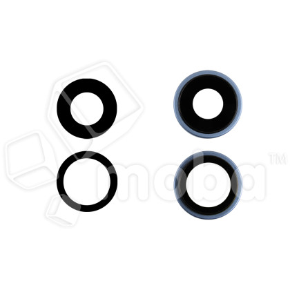 Стекло камеры для iPhone 17 (комплект 2 шт.) Голубой