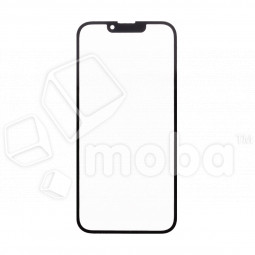Стекло для переклейки iPhone 13/13 Pro в сборе с OCA пленкой Черный - OR (Feaglet)