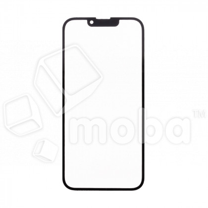 Стекло для переклейки iPhone 13/13 Pro в сборе с OCA пленкой Черный - OR (Feaglet)
