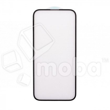 Защитное стекло "Оптима" для iPhone 15 Pro Черный (Закалённое, полное покрытие)