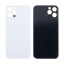 Задняя крышка для iPhone 12 Pro (A2407) Белый (стекло, узкий вырез под камеру, логотип) - Премиум