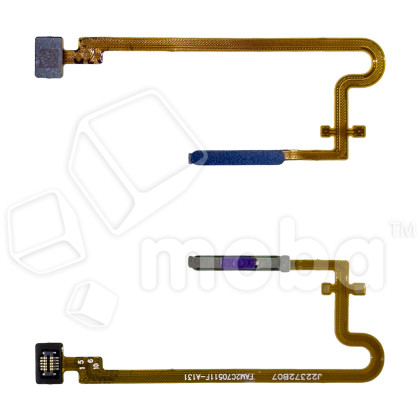 Шлейф для Realme C30s/C33 (RMX3690/RMX3624) сканер отпечатка пальцев Черный
