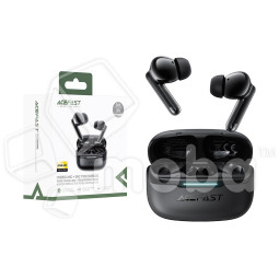 Беспроводные наушники Bluetooth Acefast W5 (TWS, вакуумные, активное шумоподавление) Черный