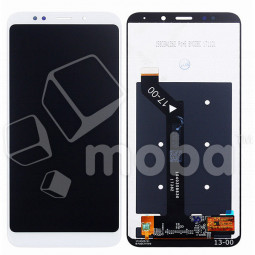 Дисплей для Xiaomi Redmi 5 Plus (MEG7) в сборе с тачскрином Белый - Оптима