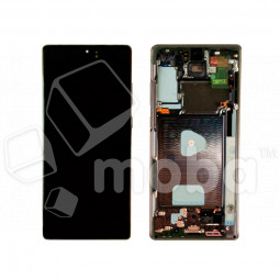 Дисплей для Samsung Galaxy Note 20 (N980F) модуль с рамкой Черный - OR (SP)