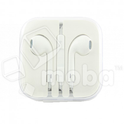 Гарнитура "3,5 мм" Jack для iPhone 5 (вкладыши) Белый