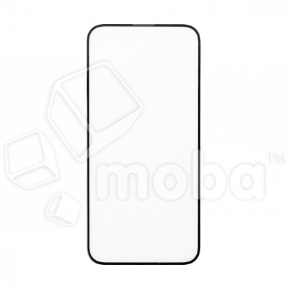 Защитное стекло "Стандарт" для iPhone 15 Plus Черный (Полное покрытие)