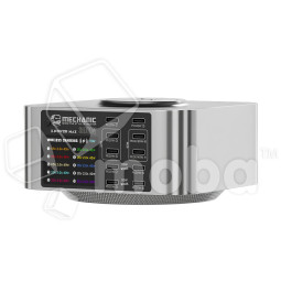 Зарядная станция Mechanic X Power Max (300W, 10 портов, 10 Type-C-PD, Qi 15W, LCD)