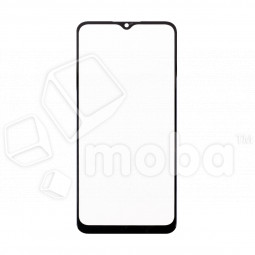 Стекло для переклейки Samsung Galaxy A02s (A025F) в сборе с OCA пленкой Черный - OR (Mitsubishi)