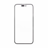 Стекло для переклейки iPhone 14 Pro Max в сборе с OCA пленкой Черный - OR (Feaglet)