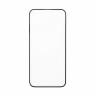 Защитное стекло "Стандарт" для iPhone 15 Черный (Полное покрытие)