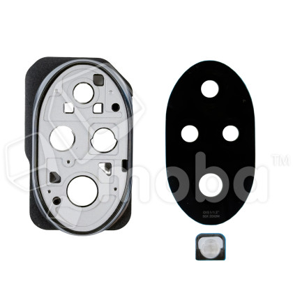 Стекло камеры для Huawei Honor 200 Pro (ELP-AN00) в сборе с рамкой Черный