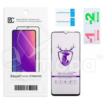 Защитное стекло "Премиум" для Samsung Galaxy A05/A05s (A055F/A057F) Черный