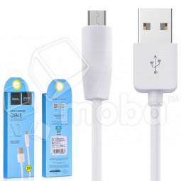 Кабель USB - MicroUSB Hoco X1 (2.4A) Белый