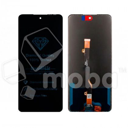 Дисплей для Tecno Pova 2 (LE7n) в сборе с тачскрином Черный - Оптима