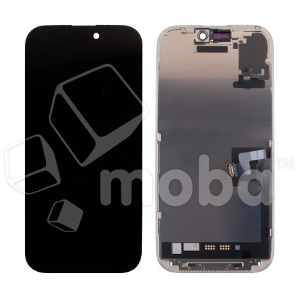 Дисплей для iPhone 16 Pro (A3293) в сборе с тачскрином Черный - OR (SP) (с верификацией “Новая запчасть”)