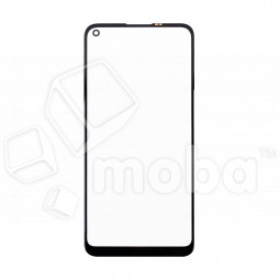 Стекло для переклейки Samsung Galaxy A11/M11 (A115F/M115F) в сборе с OCA пленкой Черный - OR (Mitsubishi)