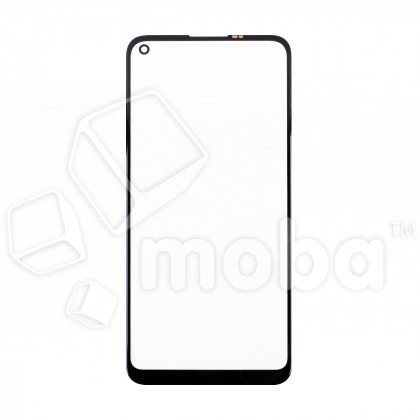 Стекло для переклейки Samsung Galaxy A11/M11 (A115F/M115F) в сборе с OCA пленкой Черный - OR (Mitsubishi)