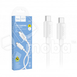 Кабель Type-C - Type-C Hoco X107 (3A, 60W, PD) Белый