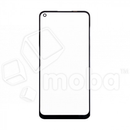 Стекло для переклейки OPPO A53/A54 4G в сборе с OCA пленкой Черный - OR (Mitsubishi)