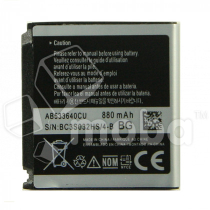 Аккумулятор для Samsung S3600/C3310/S5520/F260/G400/G600/J770 (AB533640AU/CU)
