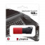 USB-флеш (USB 3.2) 128GB Kingston DataTraveler Exodia M Черный/красный