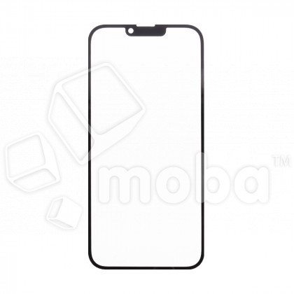 Стекло для переклейки iPhone 14 в сборе с OCA пленкой Черный - OR (Feaglet)