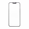 Стекло для переклейки iPhone 14 в сборе с OCA пленкой Черный - OR (Feaglet)