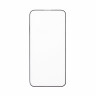 Защитное стекло "Стандарт" для iPhone 15 Pro Черный (Полное покрытие)