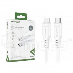 Кабель Type-C - Type-C Acefast C3-03 (3A, 60W, PD, 1.2 м) Черный