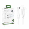 Кабель Type-C - Type-C Acefast C3-03 (3A, 60W, PD, 1.2 м) Черный