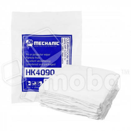 Салфетки для чистки дисплеев одноразовые Mechanic HK4090 (антистатические, безворсовые, 10*10 см, 100 шт.)