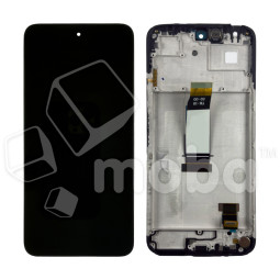 Дисплей для Xiaomi Poco M6 4G (2404APC5FG) модуль с рамкой Черный - OR