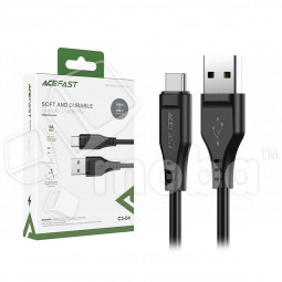 Кабель USB - Type-C Acefast C3-04 (3A, 1.2 м) Черный