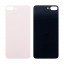 Задняя крышка для iPhone 8 Plus Золото (стекло, монолит, широкий вырез под камеру, логотип) - Премиум