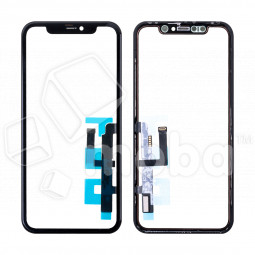 Стекло для переклейки iPhone 11 в сборе с тачскрином и OCA пленкой Черный - OR (Mitsubishi)
