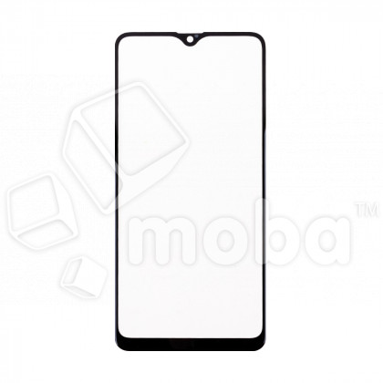 Стекло для переклейки Samsung Galaxy A20s (A207F) в сборе с OCA пленкой Черный - OR (Mitsubishi)