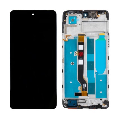 Дисплей для Tecno Pova 7 Neo (LJ6) модуль с рамкой Черный - OR (Full HD, 300 Кд/м², 120 Гц)