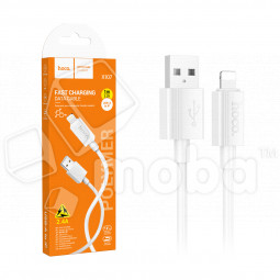 Кабель USB - Lightning Hoco X107 (2.4А) Белый