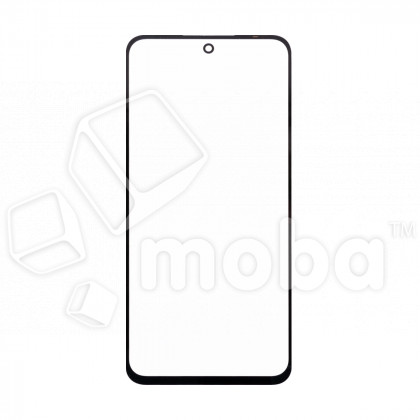 Стекло для переклейки Xiaomi Redmi 12 4G/13 4G/Poco M6 4G (23053RN02Y/24040RN64Y/2404APC5FG) в сборе с OCA пленкой Черный - OR (Mitsubishi)
