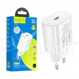 Сетевое зарядное устройство Type-C Hoco N22 (25W, PD) Белый