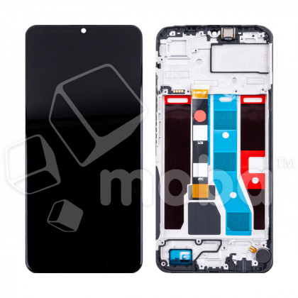 Дисплей для Realme C51 (RMX3830) модуль с рамкой Черный - OR