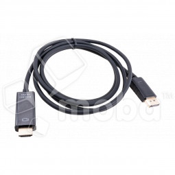Кабель DisplayPort - HDMI (DP 1.2, HDMI 2.0, 1,8 м, однонаправленный) Черный