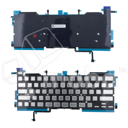 Подсветка клавиатуры для ноутбука MacBook Pro M1 13"/M2 13" A2338 (2020-2022, прямой Enter RU) Черный