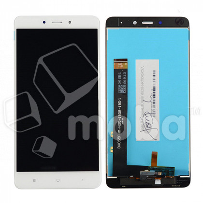 Дисплей для Xiaomi Redmi Note 4/4 PRO (2016100) в сборе с тачскрином Белый - Оптима
