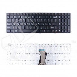 Клавиатура для ноутбука Lenovo IdeaPad G570/G570A/G570AH/G570G/G570GL/G770/G780/Z560/Z560A/Z565A (с рамкой) Черный