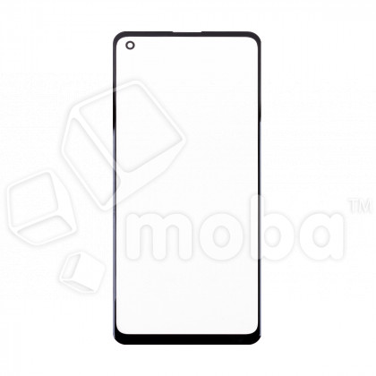 Стекло для переклейки Samsung Galaxy A21s (A217F) в сборе с OCA пленкой Черный - OR (Mitsubishi)